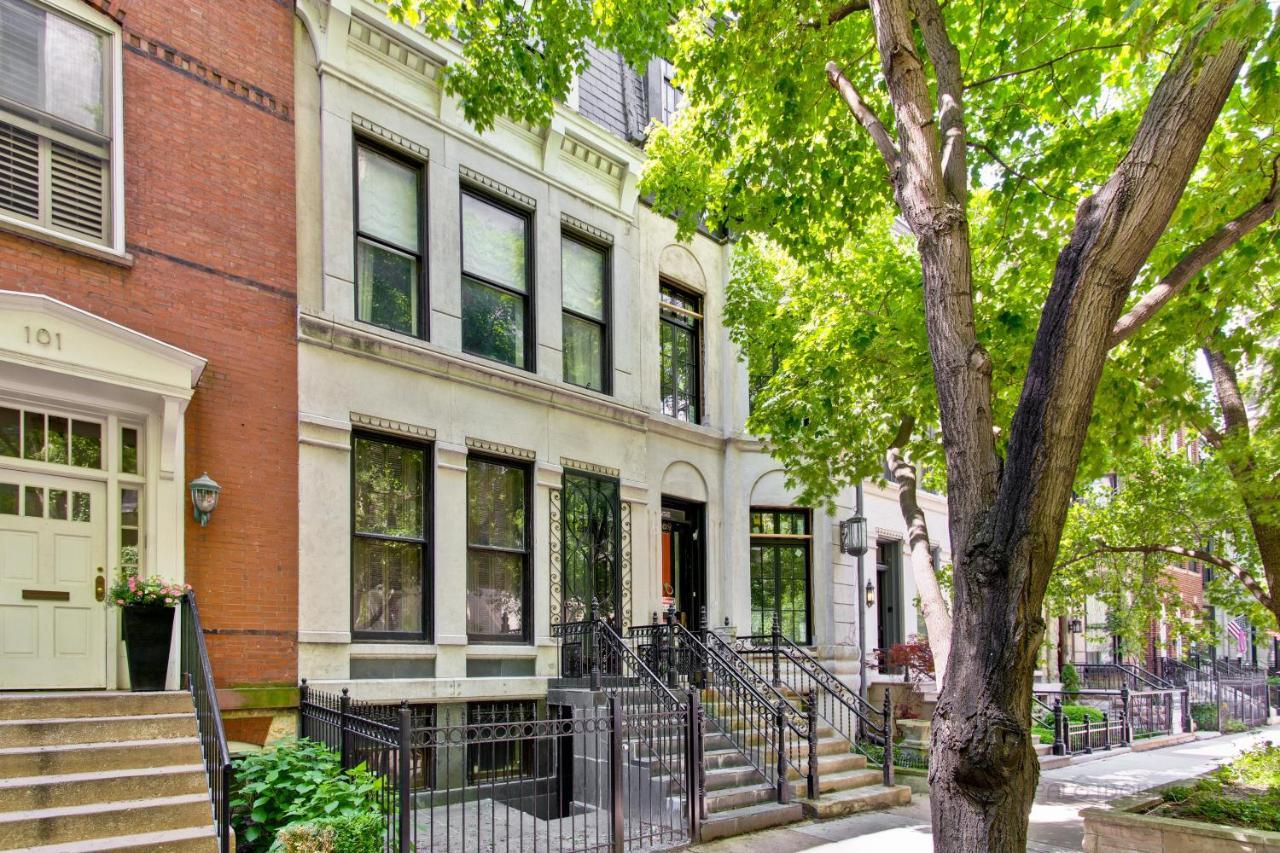 Historic Luxury Townhouse In Downtown Chicago Villa Екстериор снимка